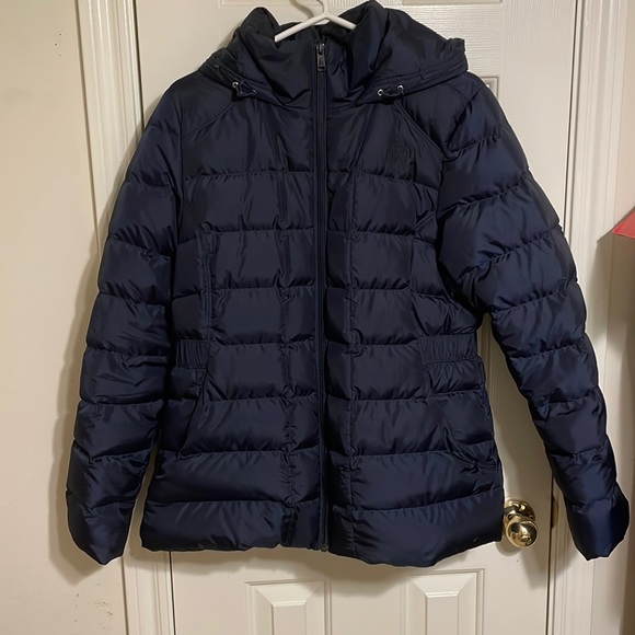 The North Face Jackets & Blazers - North Face puffer jacket navy with fur hood size large
